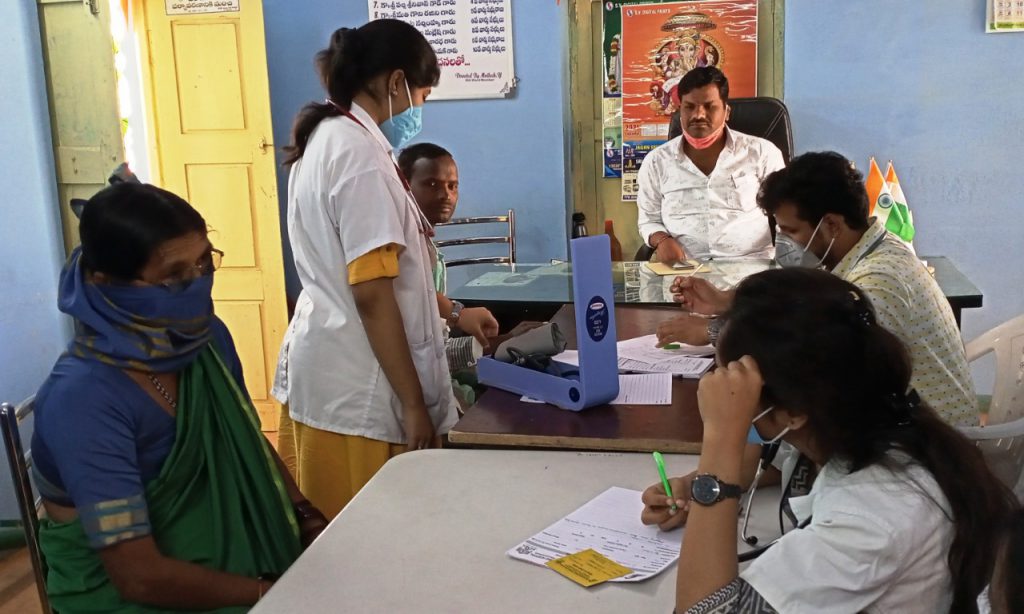The Medical Camp was organised at Gummadavelly