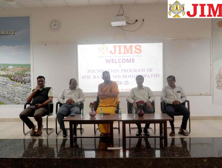 JIMS Homoeopathic Medical College PG Induction Program for 4th Batch of MD Homoeopathy 2024-25