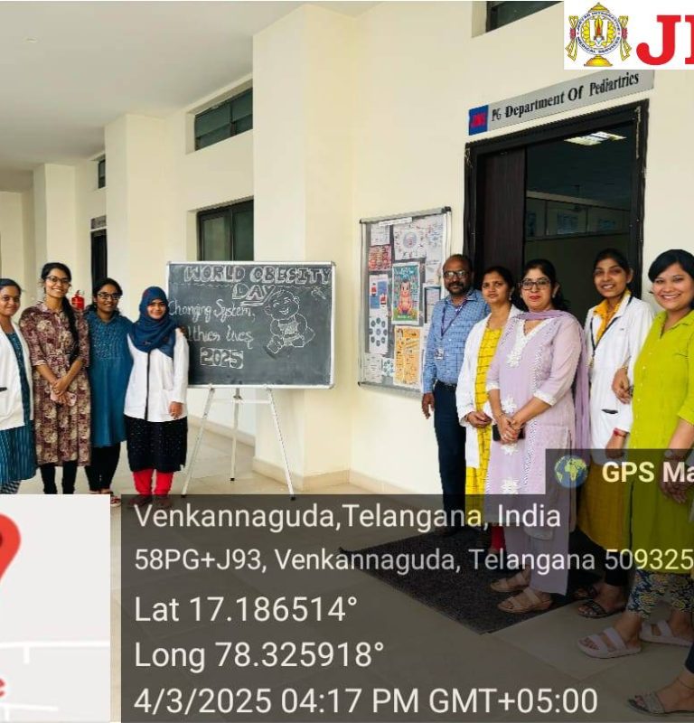 World Obesity Day Celebration in the Department of Pediatrics at JIMS