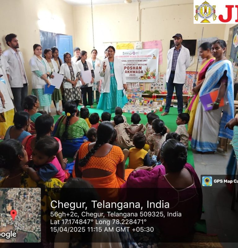 Poshan Pakhwada Awareness Campaign Chegoor Village on 15.04.2025