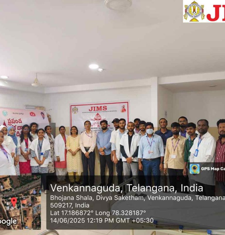 World Blood Donor Day 2025 A Lifesaving Act of Kindness at JIMS