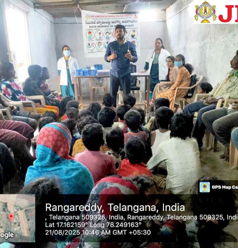 JIMS Homoeopathic Medical College & Hospital – Outreach Programme