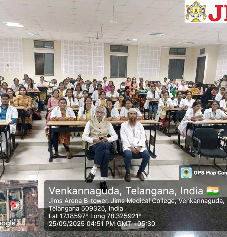 Workshop on Posology for Interns at JIMS